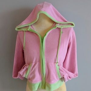 Lilly Pulitzer Zip Up Terry Cloth